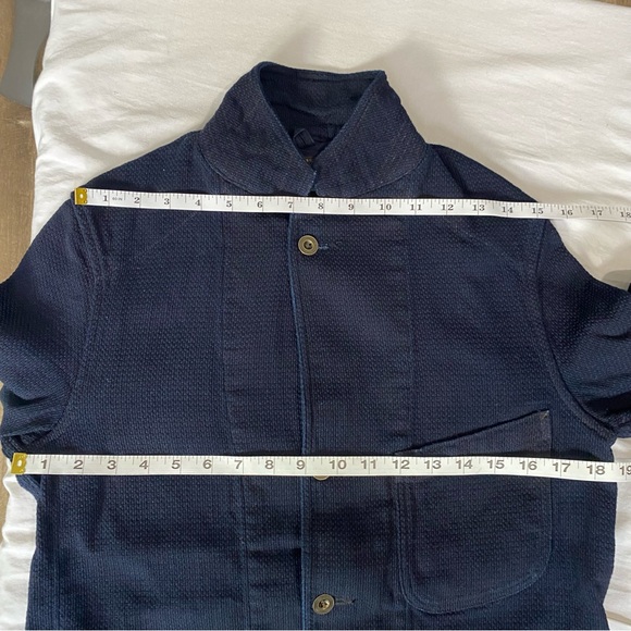 Journal Standard J.S. Homestead men's navy indigo blazer/jacket, JP S = US XS - Picture 10 of 14